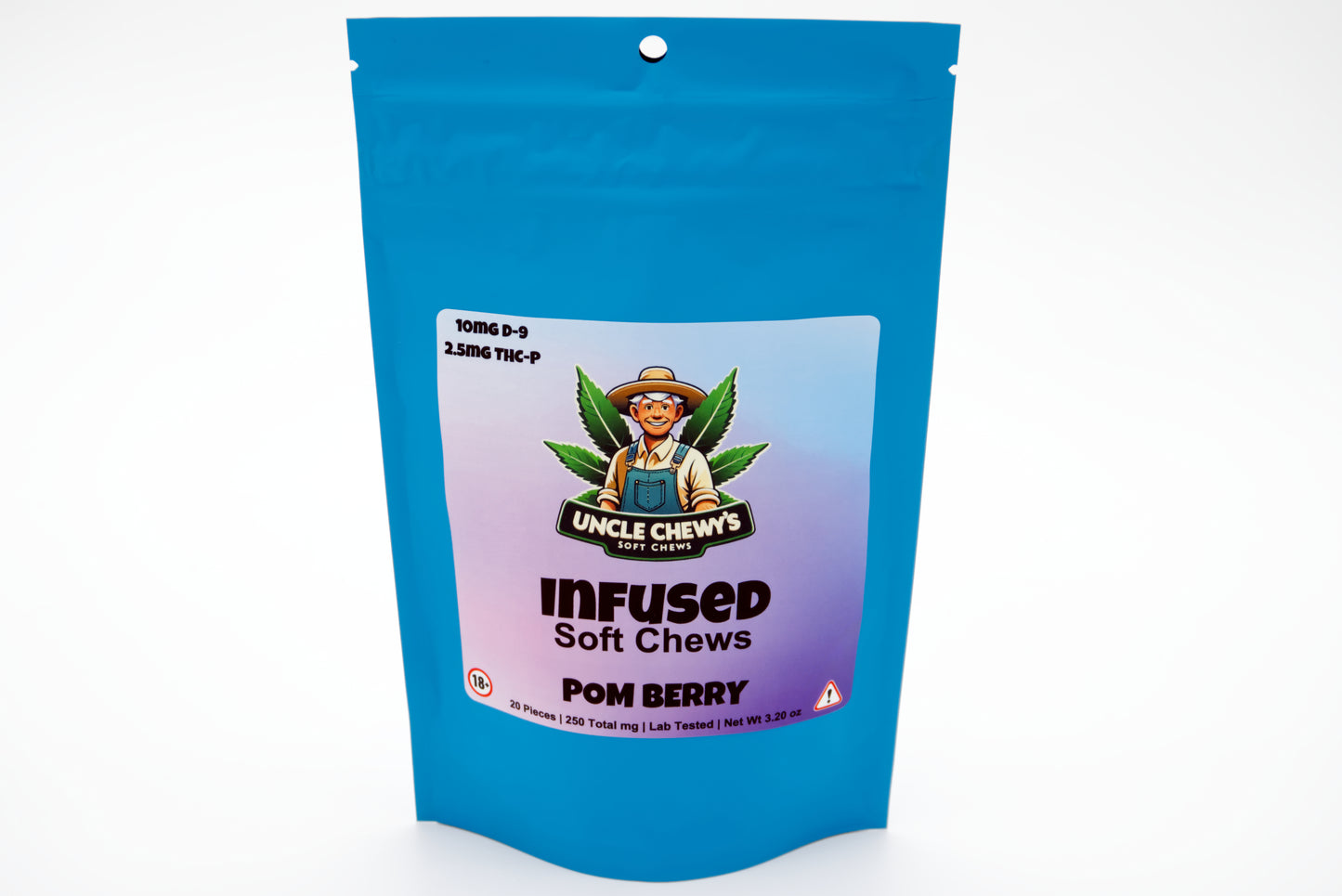 Pom Berry Soft Chews 10mg Delta-9 2.5mg THCP 20 Pack