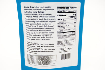 Assorted Flavors Soft Chews 50/5mg D9 & THCP 6 Pack