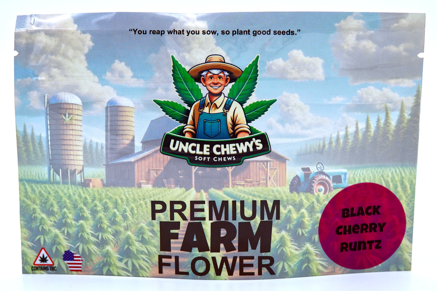 Black Cherry Runtz Premium Organic AAA+ THCA Flower 14 grams Indica