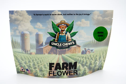 Kush Cake Premium Organic AAA+ THCA Flower 28 grams Hybrid