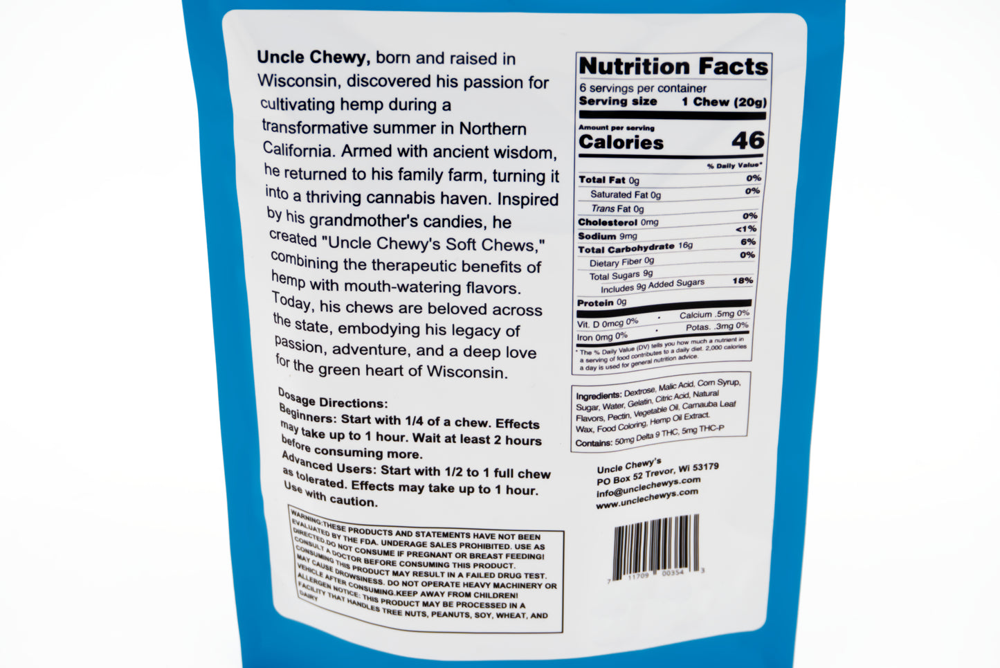 Pom Berry Soft Chews 50/5mg D9 & THCP 6 Pack
