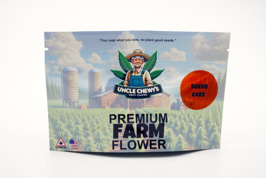 Sherb Cake Premium Organic AAA+ THCA Flower 3.5 grams Sativa