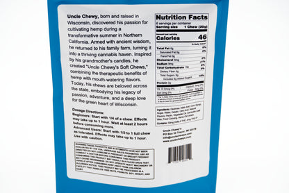 Strawberry Soft Chews 50/5mg D9 & THCP 6 Pack